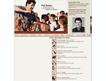 Tablet Screenshot of philbakermusic.com
